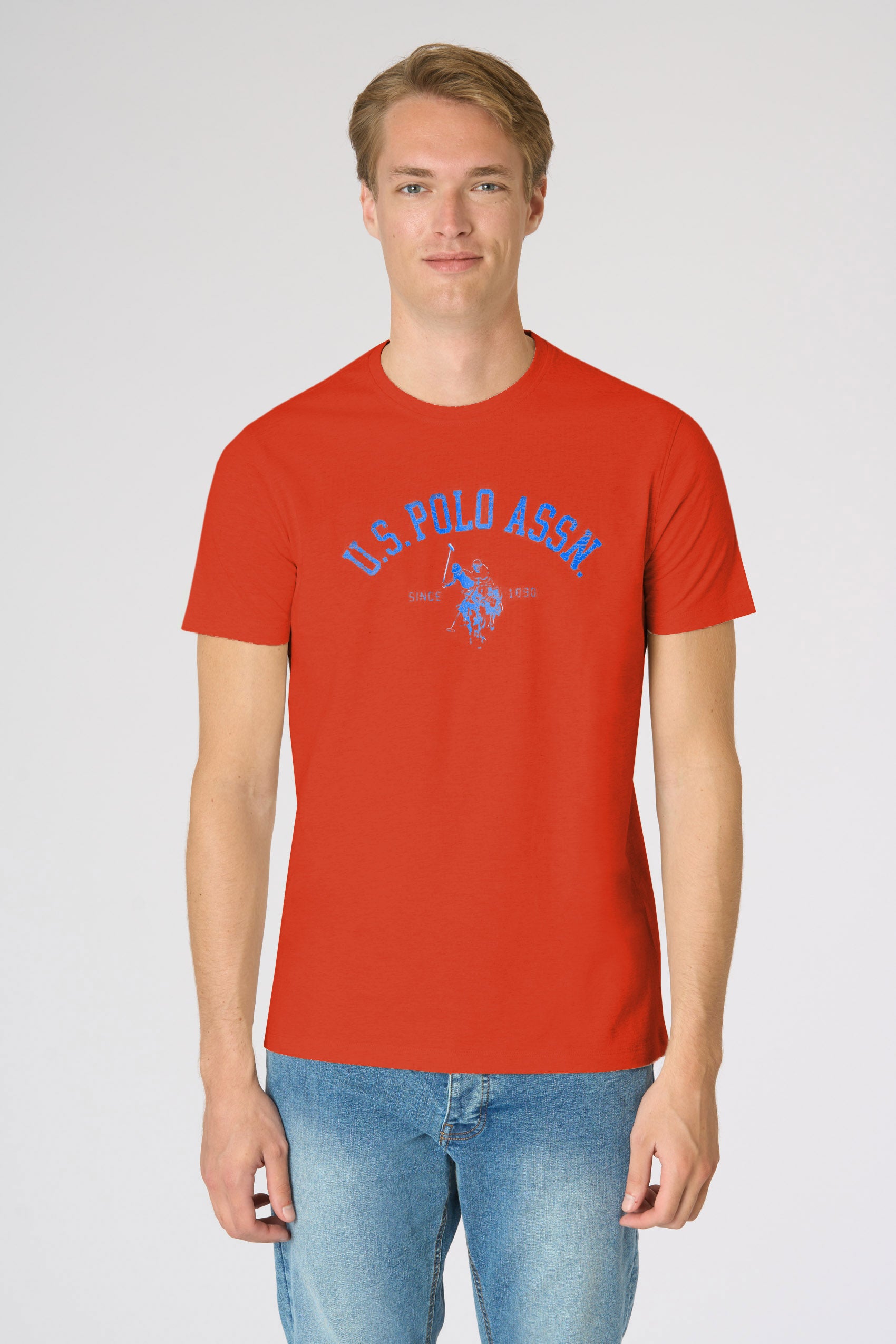 T-shirt in cotone con stampa frontale