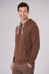 Felpa in cotone con cappuccio