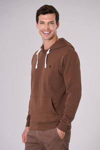 Felpa in cotone con cappuccio