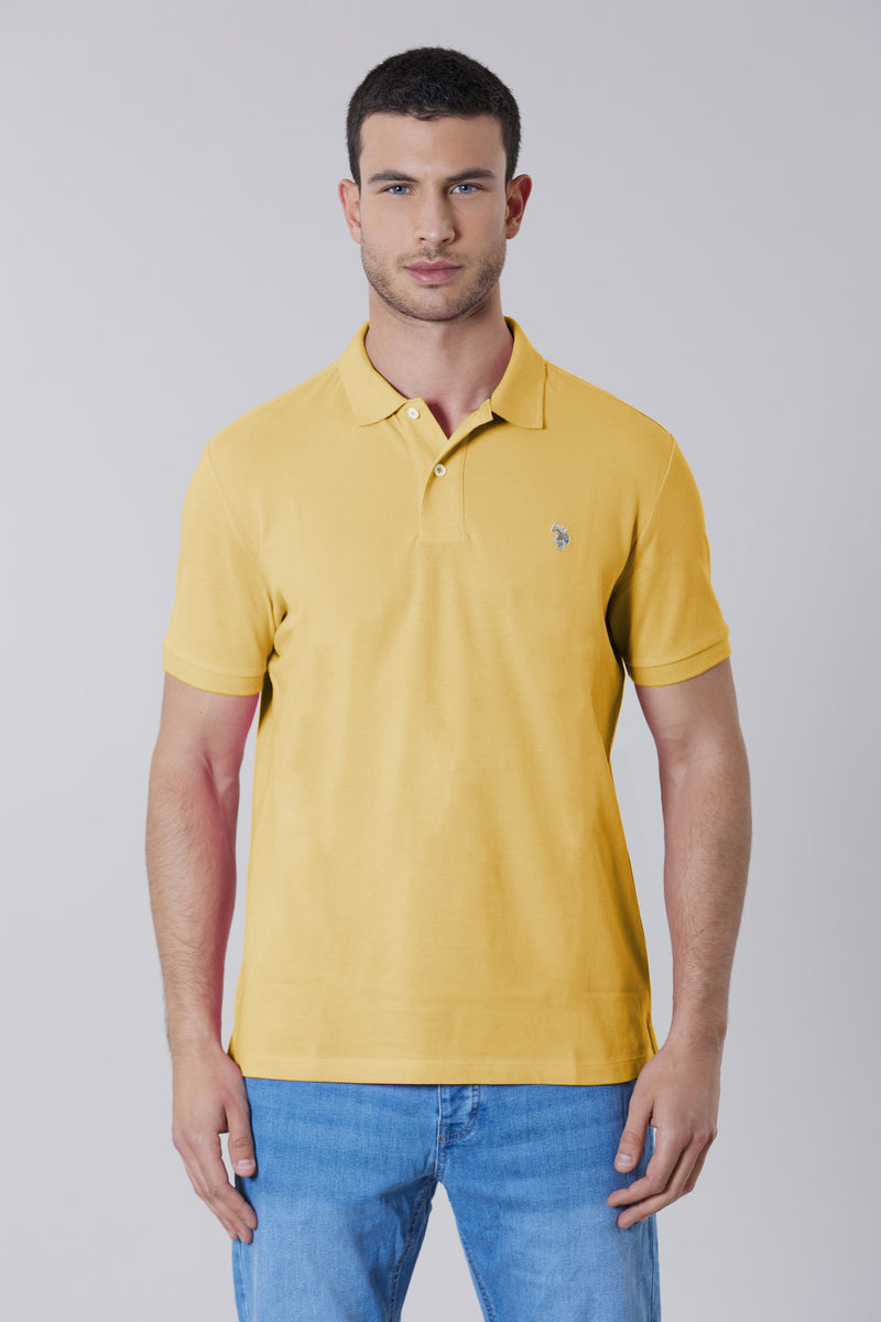 Polo shirt a maniche corte in cotone piquet