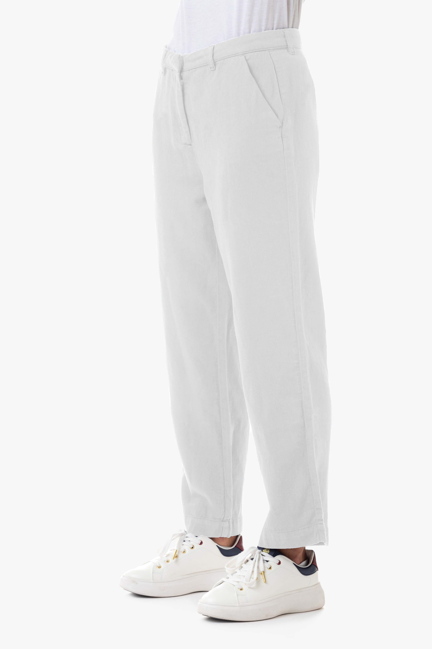 Pantaloni in cotone e lino U.S. Polo Assn.