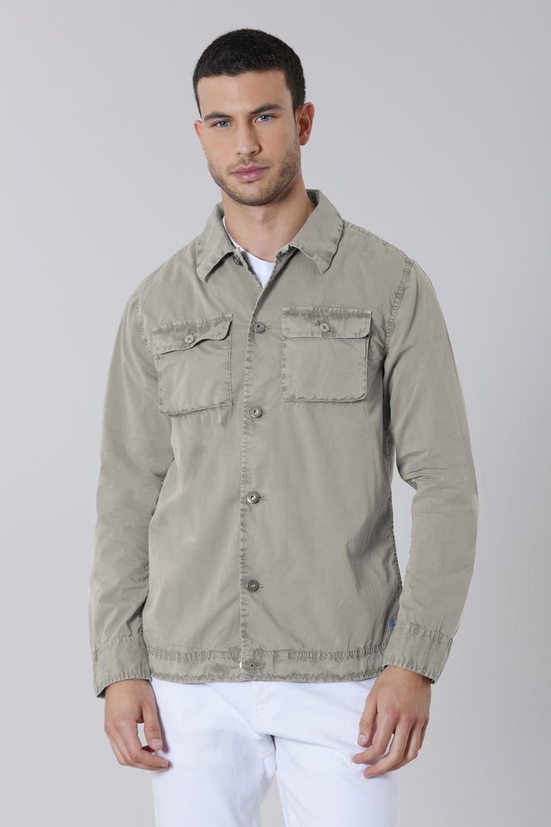 Giacca wiley stretch in cotone popeline