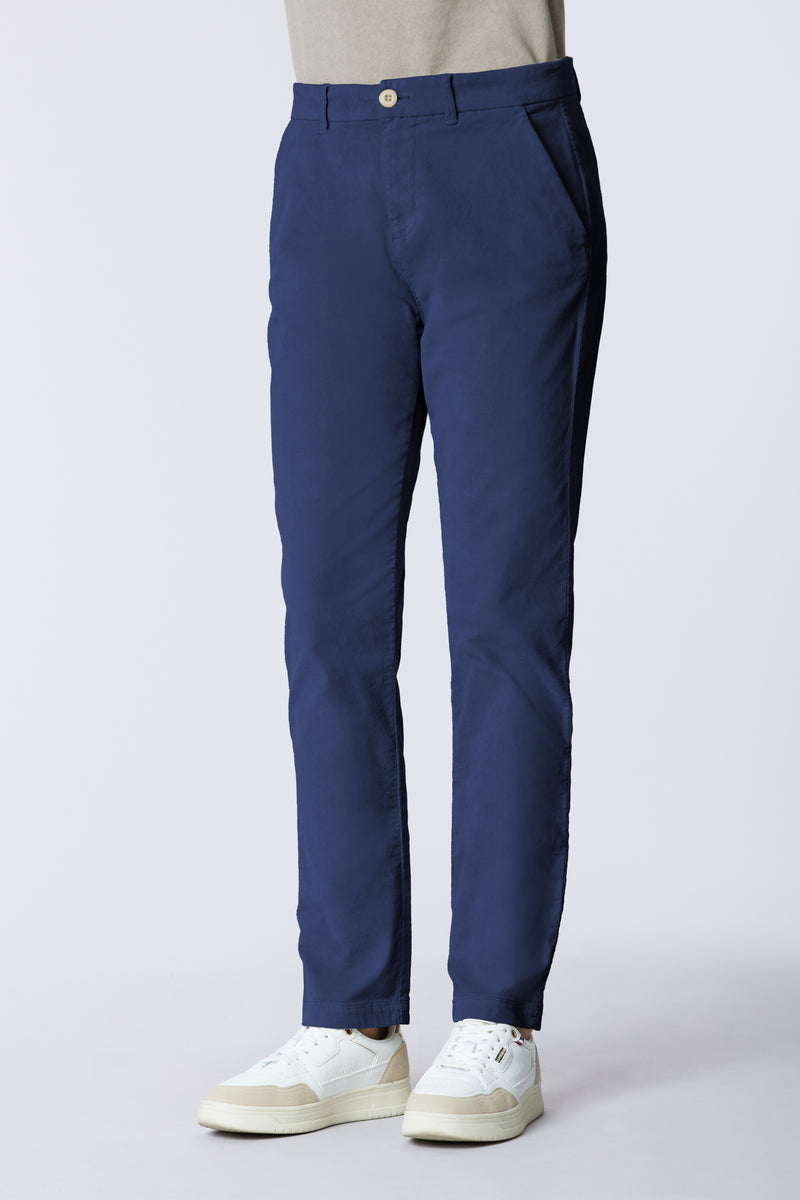 Pantalone chino in velluto a costine