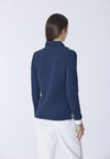 Polo a maniche lunghe micro piquet stretch