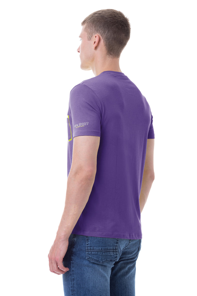 T-shirt a maniche corte con stampa USPA SPORT- U.S. Polo Assn.