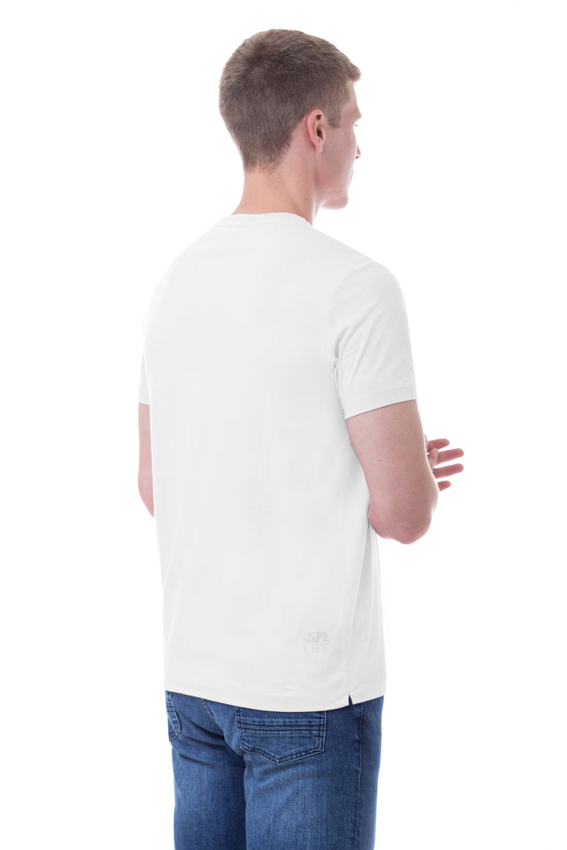 T-shirt girocollo in cotone organico U.S. Polo Assn.