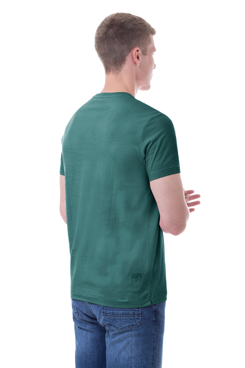 T-shirt girocollo in cotone organico U.S. Polo Assn.