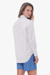 Camicia in cotone popeline con logo U.S. Polo Assn.