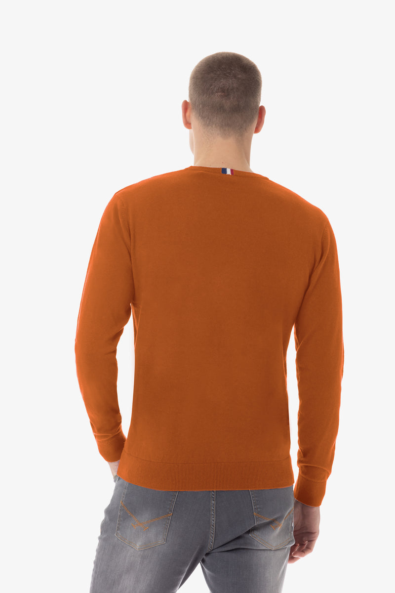 Maglia girocollo cotone e cashmere U.S. Polo Assn.