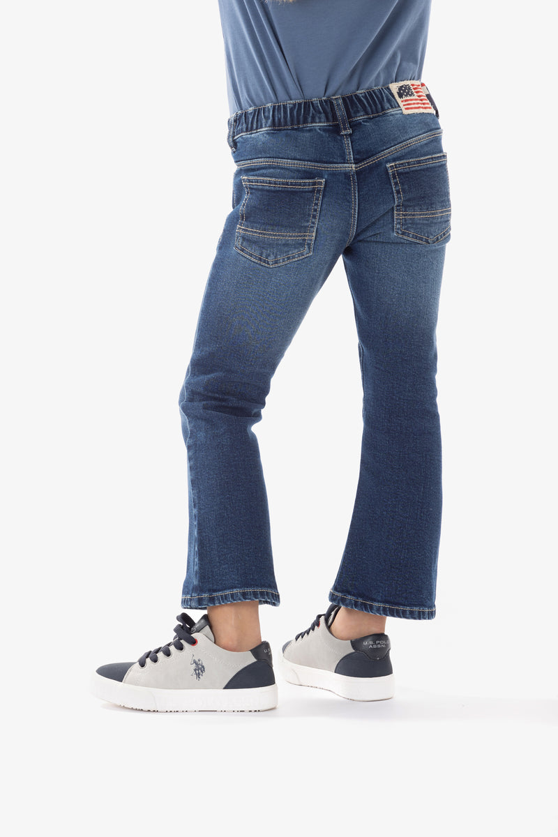 Jeans flare da bambina U.S. Polo Assn.