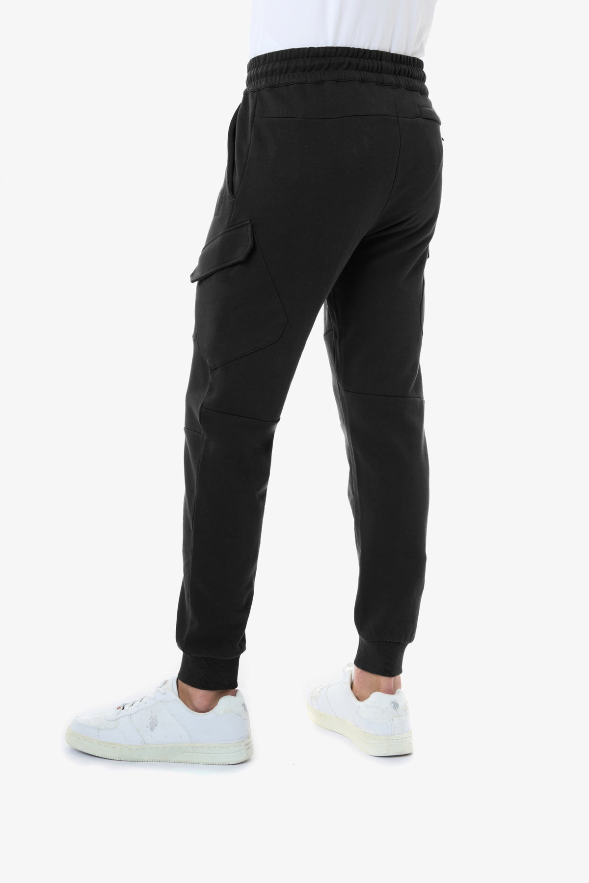 Pantalone sportivo tasconato con logo