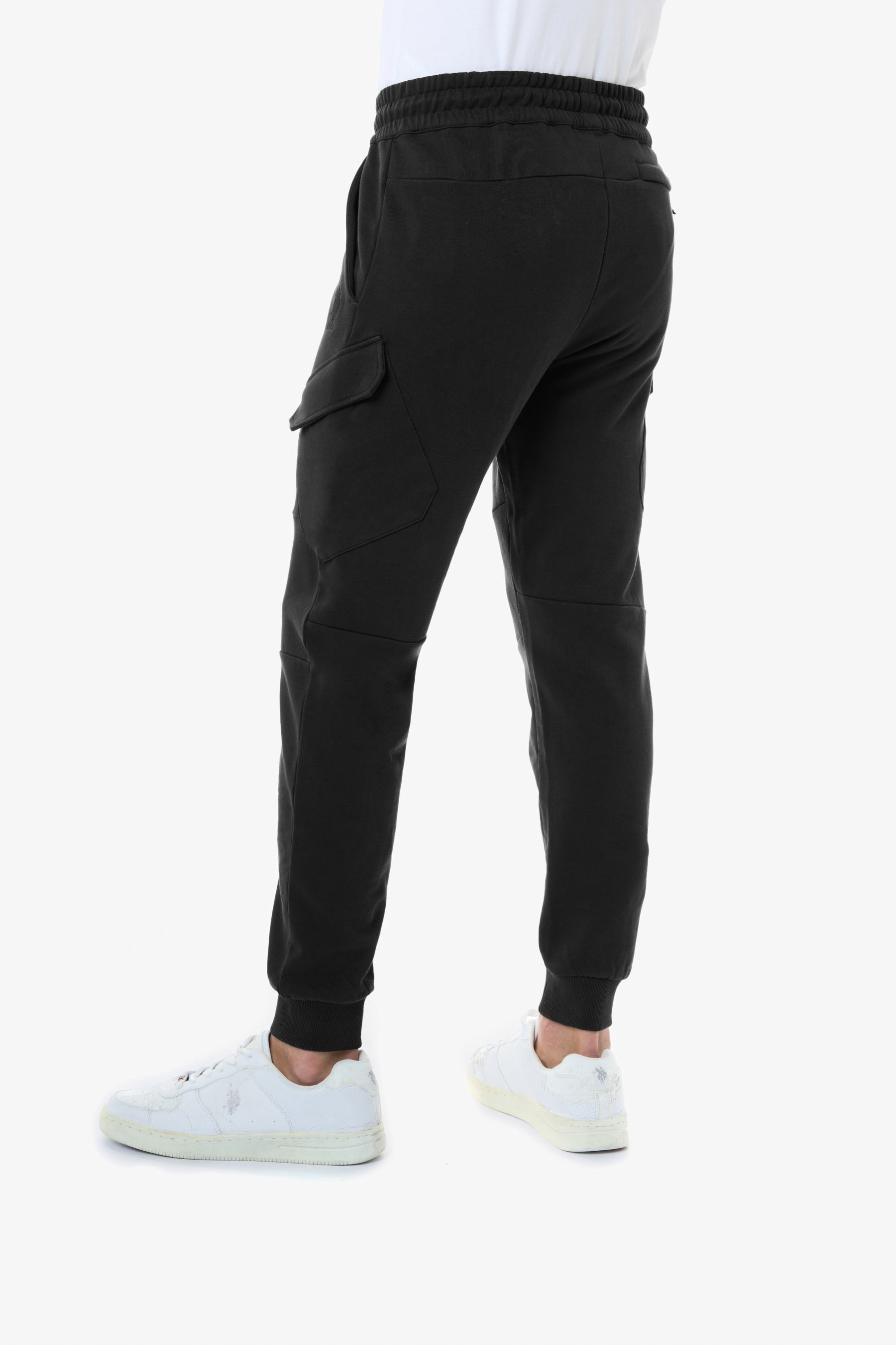 Pantalone sportivo tasconato con logo