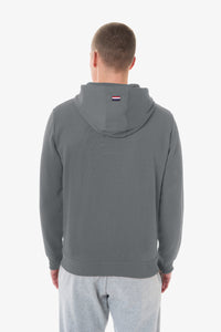Felpa in cotone con cappuccio e logo U.S. Polo Assn.