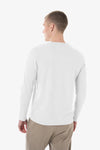 T-shirt a maniche lunghe con stampa e logo USPA