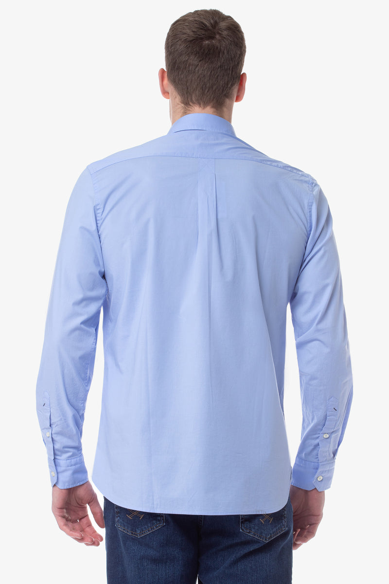 Camicia regular fit in cotone oxford con logo U.S. Polo Assn.