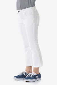 Jeans cinque tasche cotone stretch svasato