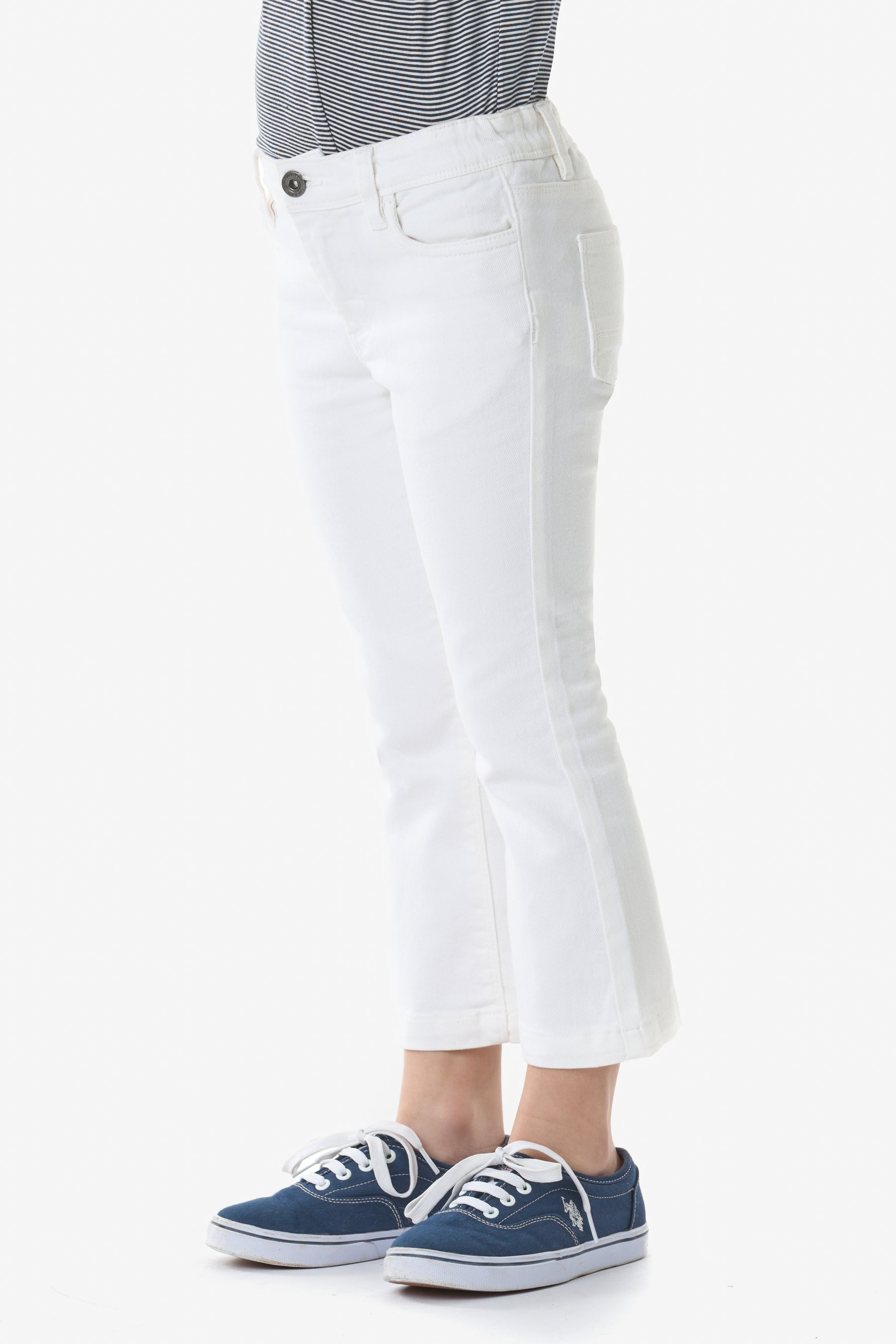 Jeans cinque tasche cotone stretch svasato