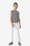 Jeans cinque tasche cotone stretch svasato