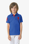 Polo a maniche corte con logo e numero