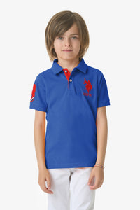 Polo a maniche corte con logo e numero