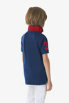 Polo a maniche corte con logo e numero