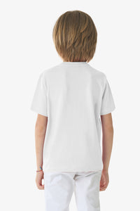 T-shirt girocollo in cotone con logo