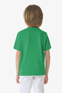 T-shirt girocollo in cotone con logo