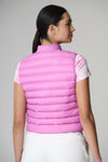 Gilet trapuntato con chiusura zip