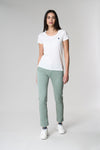 Pantalone chino in cotone gabardine