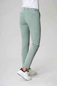 Pantalone chino in cotone gabardine