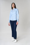 Camicia misto cotone stretch silky finishing