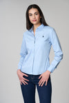 Camicia misto cotone stretch silky finishing