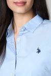 Camicia misto cotone stretch silky finishing