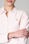 Camicia misto cotone popeline a righe