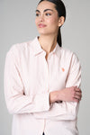 Camicia misto cotone popeline a righe