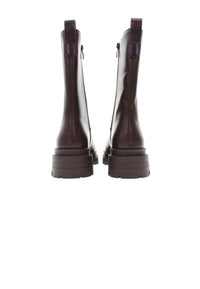 Stivale con suola biker ed elastico laterale