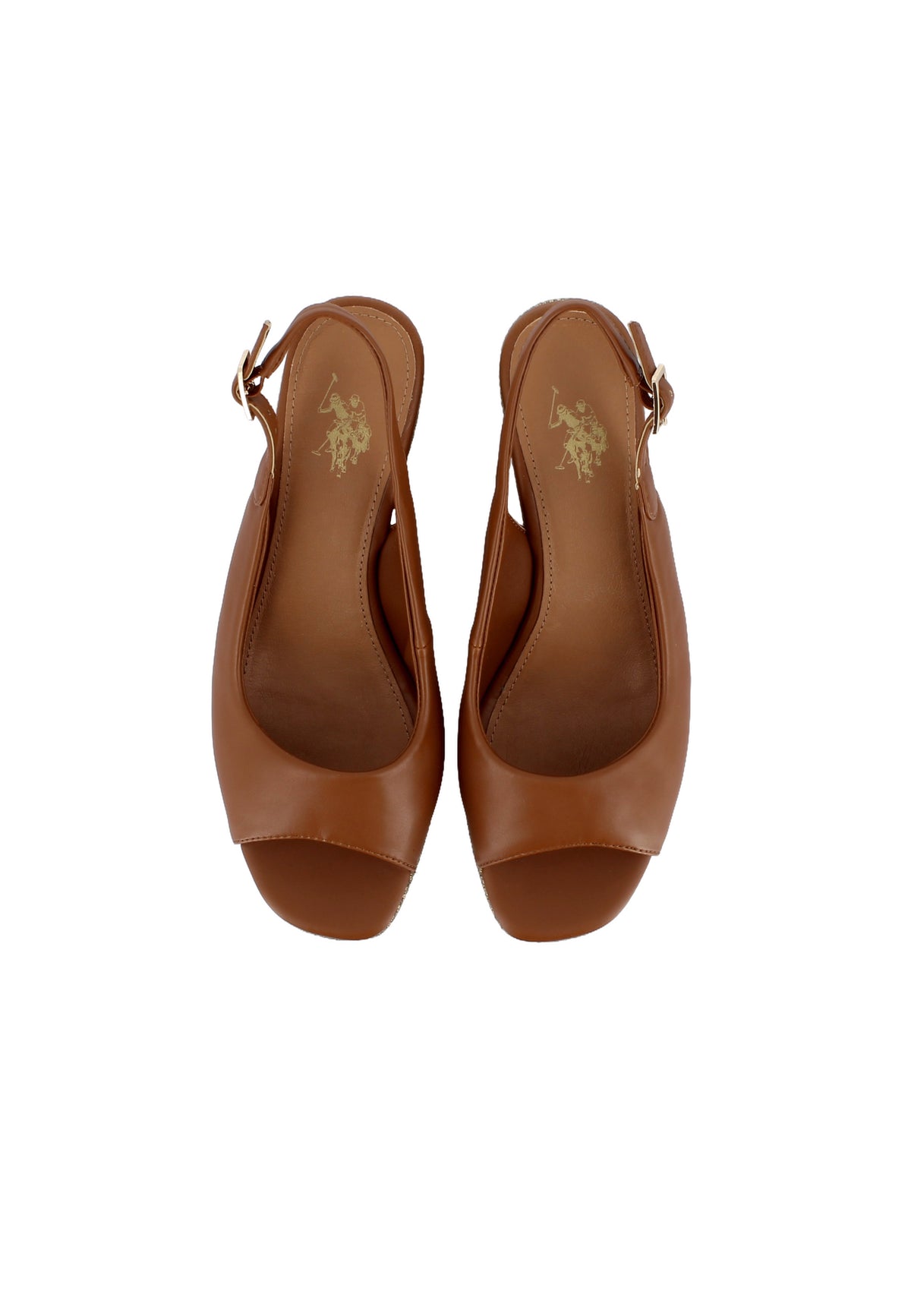 Sandalo da donna con cinturino e zeppa effetto intrecciato