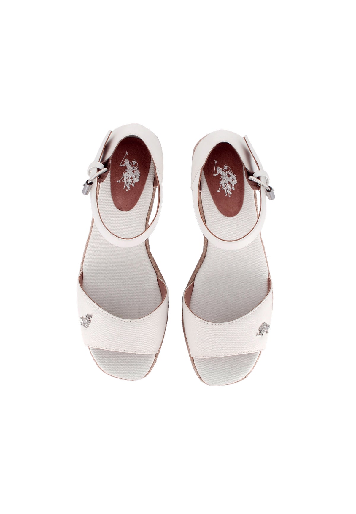 Sandalo da donna con cinturino e zeppa in corda