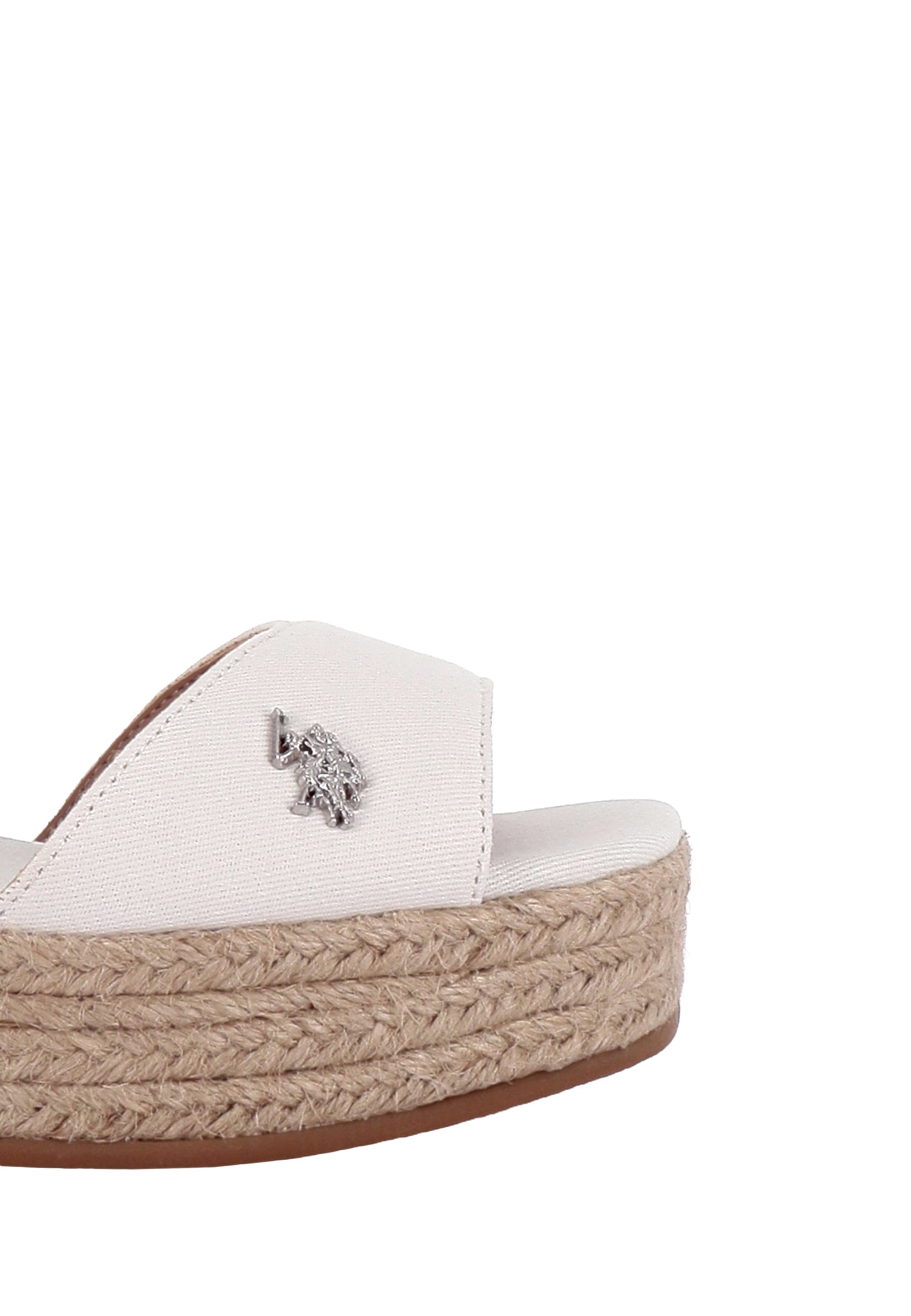 Sandalo da donna con cinturino e zeppa in corda