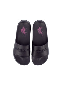 Ciabatta da donna con fascia e logo