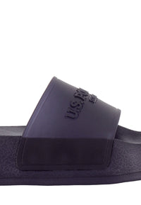 Ciabatta da donna con fascia e logo