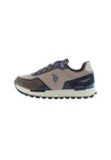 Sneaker Aron da uomo in nylon e suede