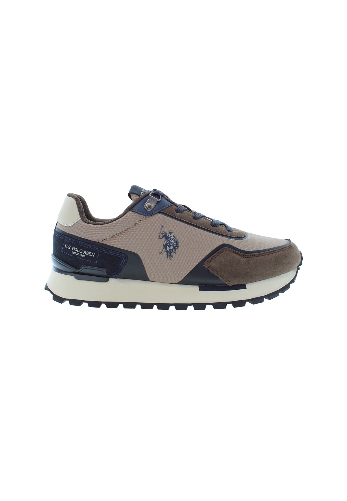 Sneaker Aron da uomo in nylon e suede