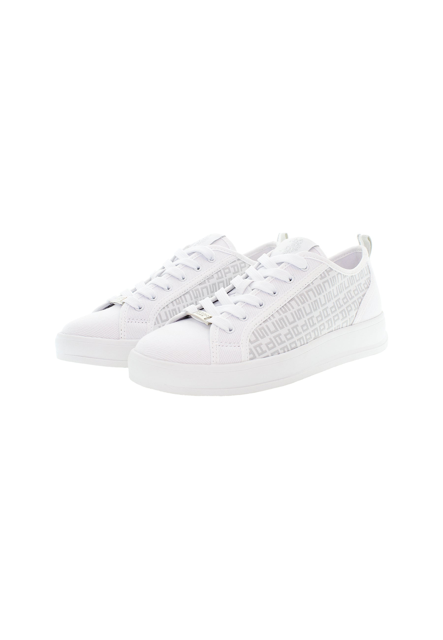 Sneaker da donna in tessuto con stampa U.S. Polo Assn.
