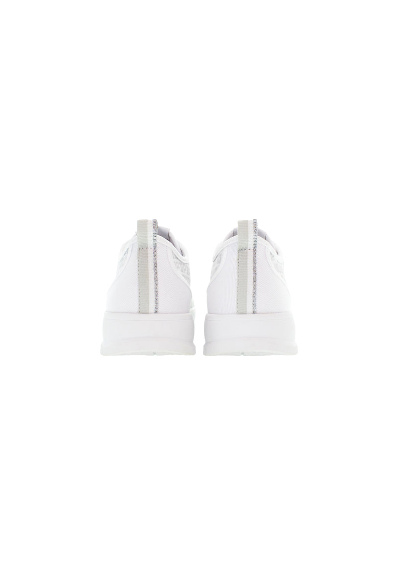 Sneaker da donna in tessuto con stampa U.S. Polo Assn.