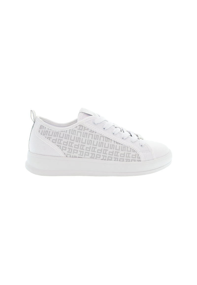Sneaker da donna in tessuto con stampa U.S. Polo Assn.