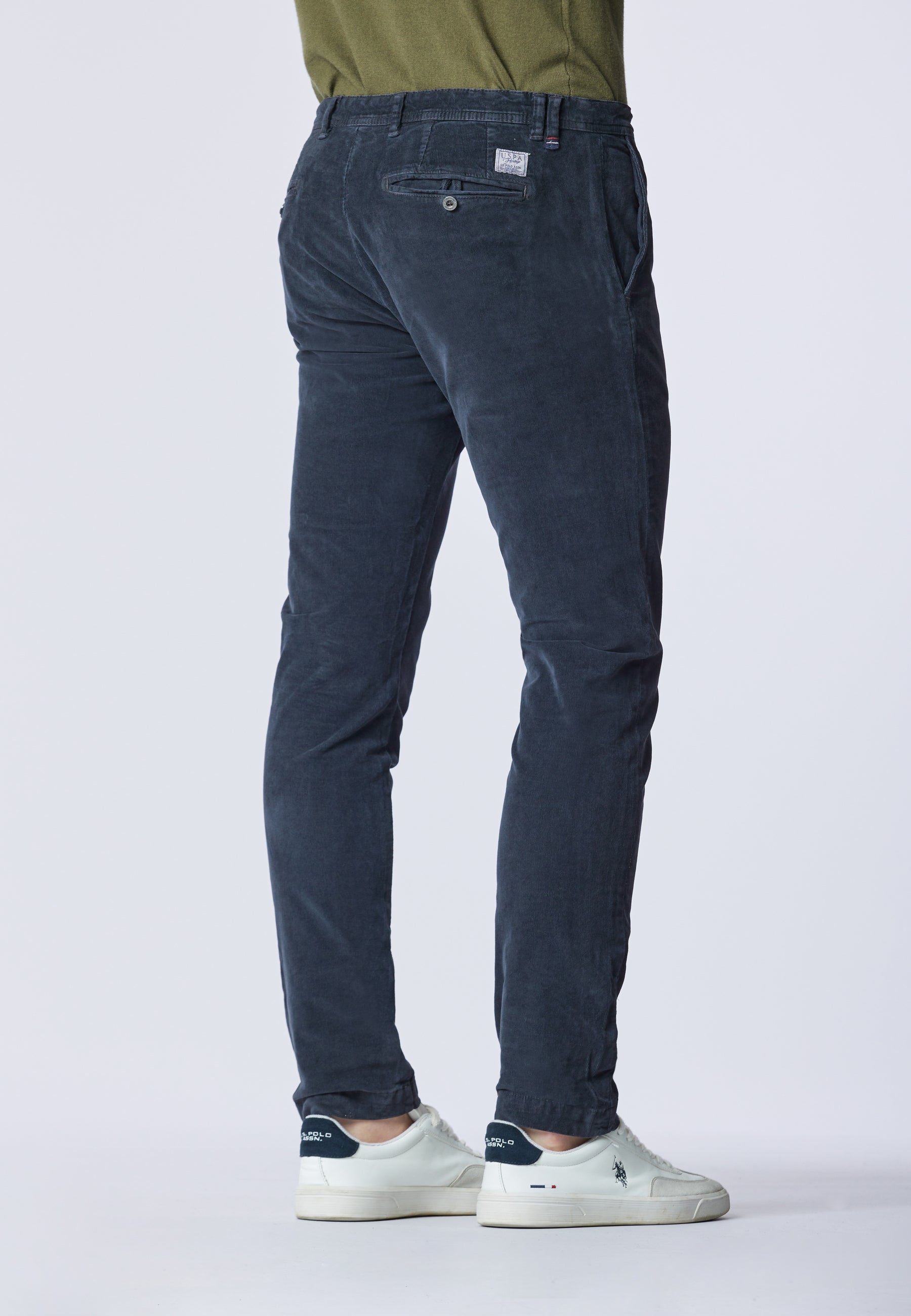 Pantalone chino in velluto