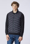 Gilet smanicato con logo