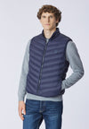 Gilet smanicato con logo