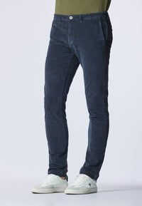 Pantalone chino in velluto